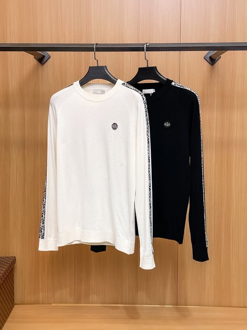 Dior High-quality Soft Knitted Round-neck Sweater