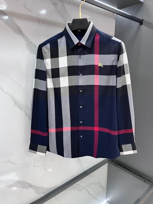 Burberry Retrograde Checked Shirt with High Wear Resistance
