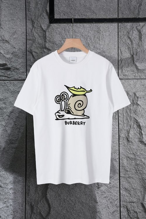 Burberry Printed Round-Neck T-Shirt, Pure Cotton Wash