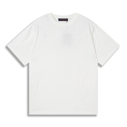 Louis Vuitton Monogram Embossed Knit Short Sleeve