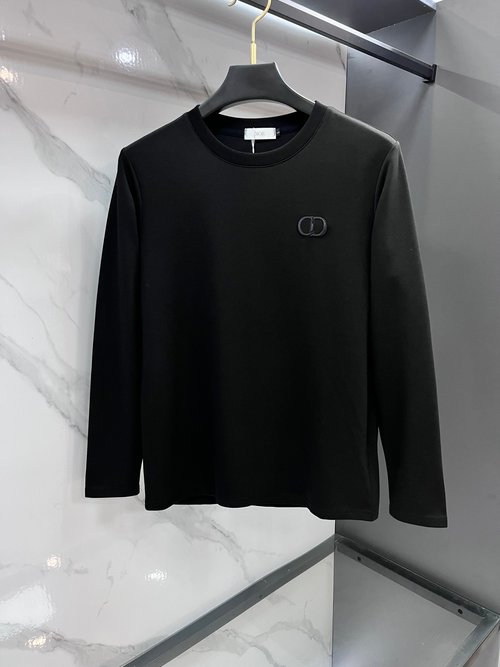 Dior Stylish Long-Sleeve Base Layer with Logo