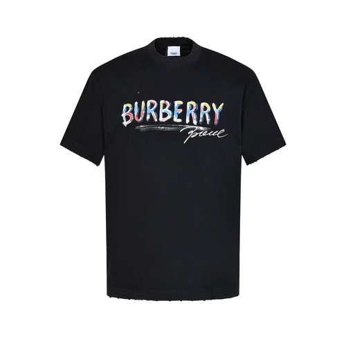 Burberry 100% Cotton Loose Fit Washed Top