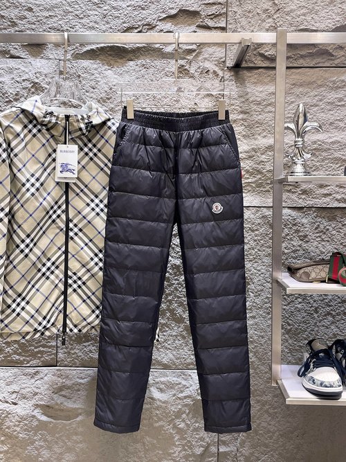 Moncler Thickened Down Pants for Outdoor Warmth