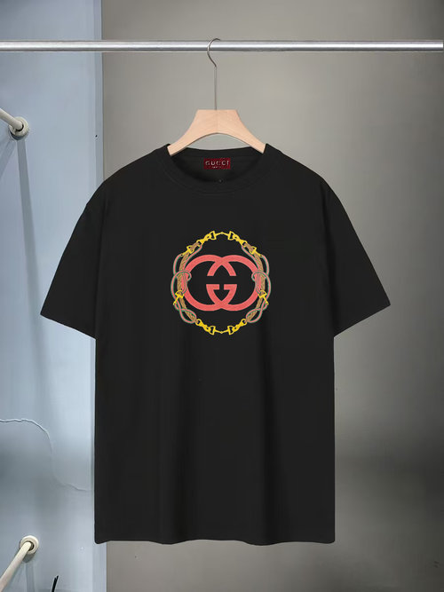 Gucci Classic Gucci Printed Cotton Crew Neck T-Shirt