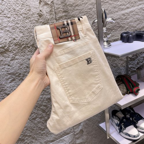 Burberry Superior Quality Denim Jeans with Fine Details