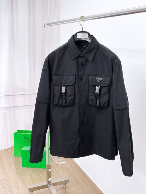 Prada Detachable-sleeves Multi-functional Jacket
