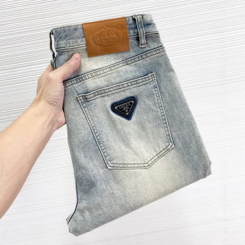 Prada Authentic Wash Jeans, Soft & Stylish
