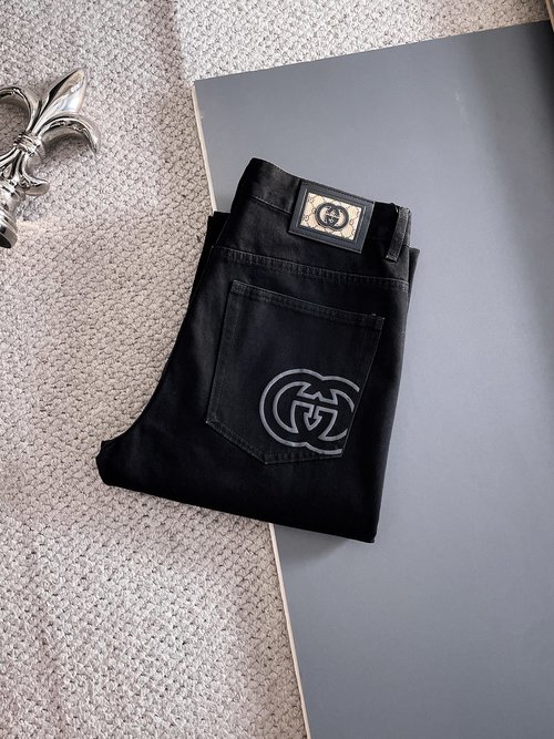 Gucci High-Elastic Jeans with Fine Details
