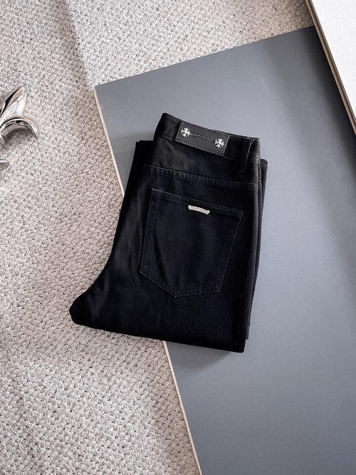 Chrome Hearts High-Elastic Jeans with Premium Wash and Soft Touch