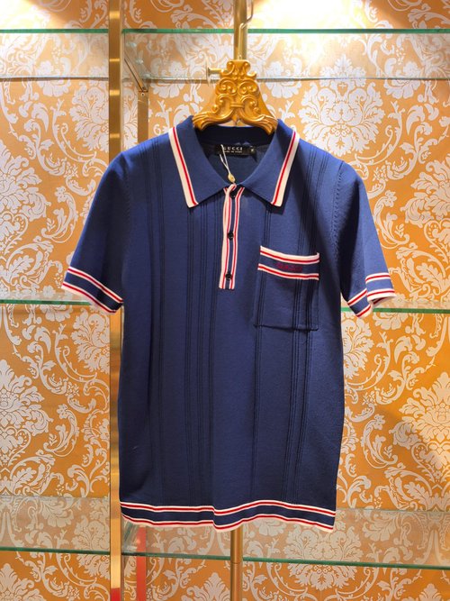 Gucci Knitted Sweater with Chest Embroidery