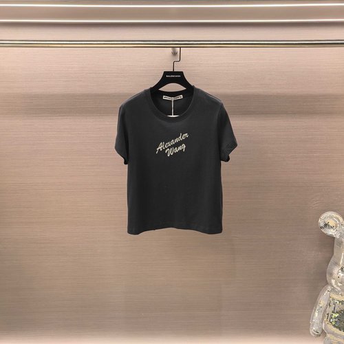 Alexander Wang Diamond Studded Signature Tee