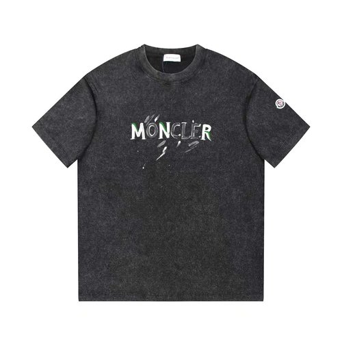 Versace Vintage Washed Cotton T-Shirt with Brand Print