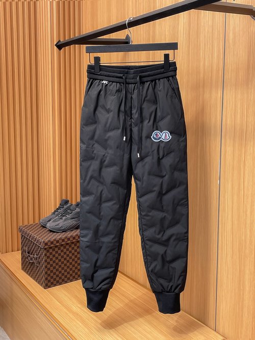 Moncler Thickened Warm Down Pants for Outdoor Use