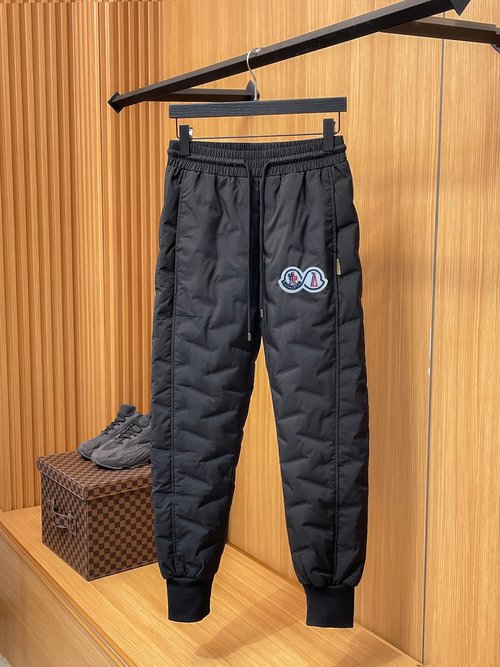 Moncler Ultra Warm and Windproof Down Pants for Outdoor Use