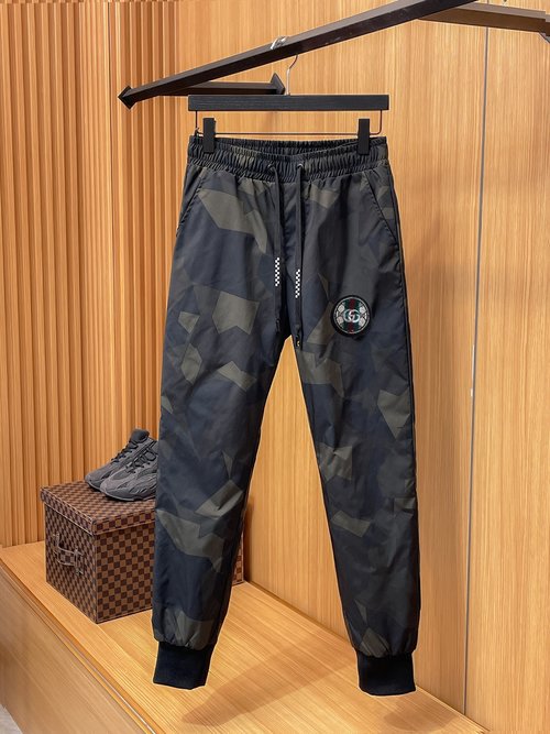 Gucci Ultra Warm and Windproof Down Pants for Outdoor Use
