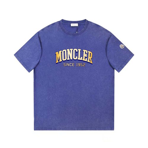 Versace Washed Short Sleeve T-Shirt with Print and Badge