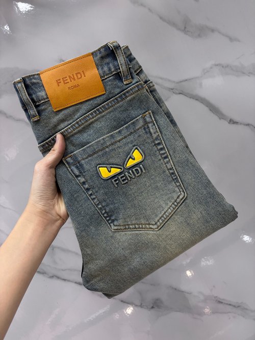 Fendi Premium Customized Jeans with Authentic Quality