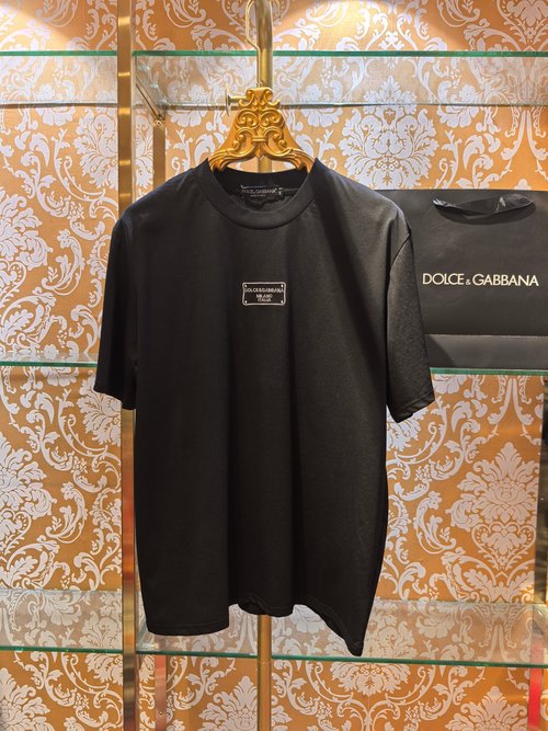 Dolce & Gabbana Soft Cotton T-Shirt with Embroidered Logo