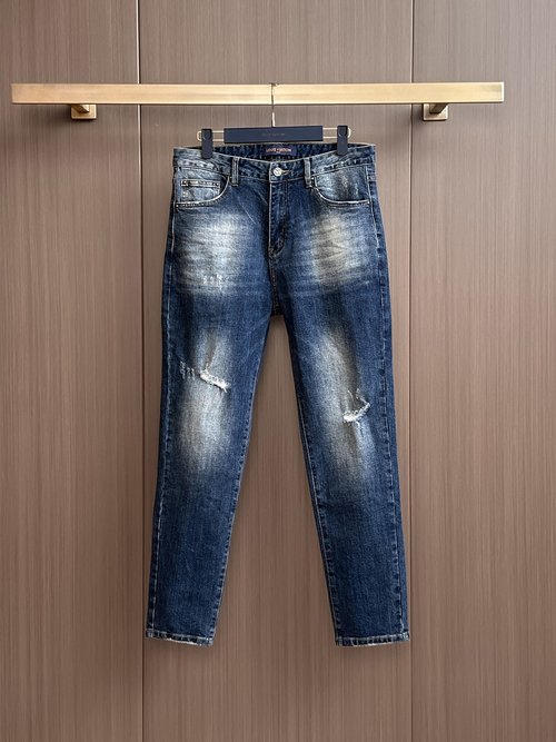 Louis Vuitton High-Quality Original Washed Jeans