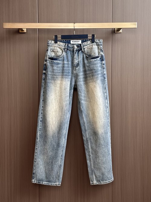Burberry High-Quality Original Development-Washed Jeans