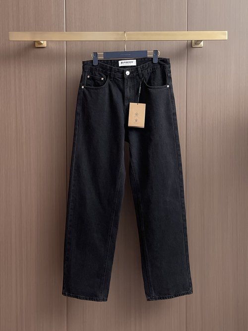 Burberry Washable Embroidered Original Design Jeans