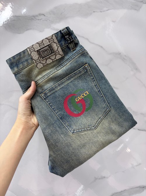 Gucci Premium Custom Stretch Jeans, Finely Crafted