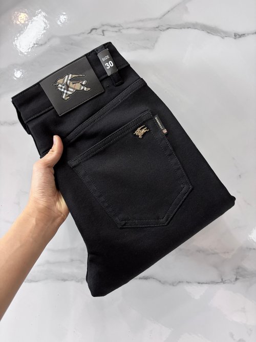 Burberry Premium Denim Jeans with Fine Craftsmanship