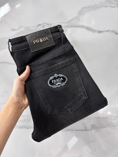 Prada Premium Denim Jeans with Fine Craftsmanship