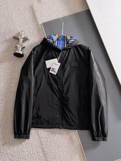 Burberry Double-sided Collared Jacket with Premium Style