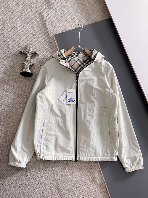 Burberry Double-sided Jacket with Polyester Fabric