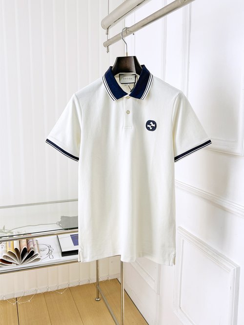 Gucci High-quality Short-sleeve Polo Shirt with Embroidered Logo