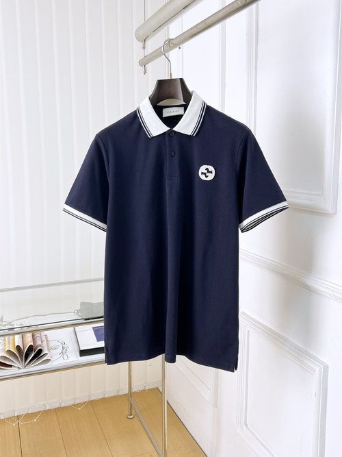Gucci High-quality Short-sleeve Polo Shirt with Embroidered Logo