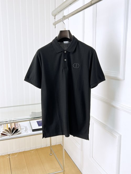 Dior High-quality Short-sleeve Polo Shirt with Embroidered Logo
