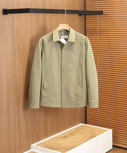 Loro Piana Elegant Jackets with Detailed Design in Purple, Gray & Camo