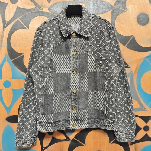 Louis Vuitton Collaborative Jacquard Denim Jacket