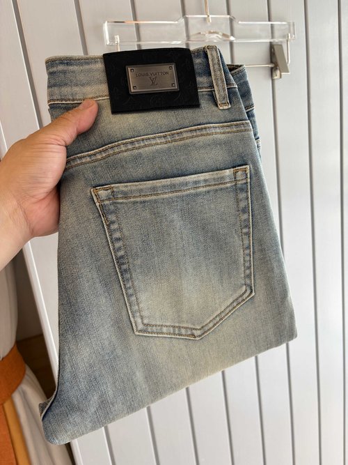 Louis Vuitton Premium Jeans with Soft Handfeel and Good Fit