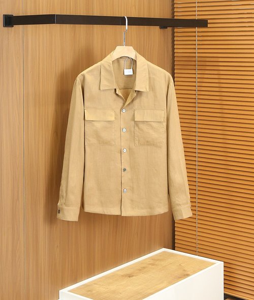 Prada 100% Linen Shirt Jacket for Any Occasion