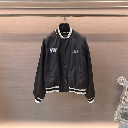 Balenciaga Logo Embroidered Cotton Baseball Uniform (No Chinese detected, title optimized for clarity)