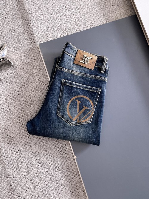 Louis Vuitton High-Elasticity Breathable Denim Jeans