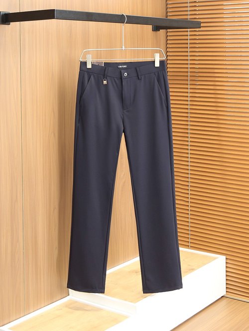Tom Ford Classic Elastic Straight-leg Casual Trousers