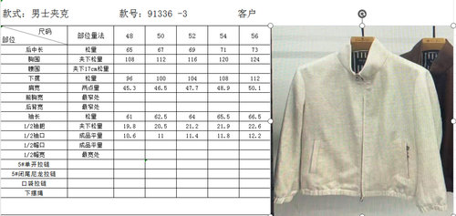 Loro Piana Vest Size Chart