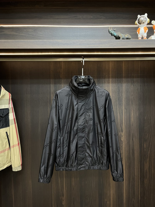Balenciaga Casual Outerwear with Hidden - Hood Collar, New Style