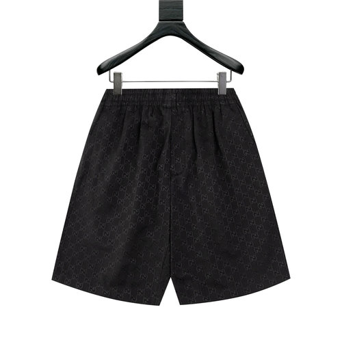 Gucci Blue Double G Jacquard Shorts for All Genders