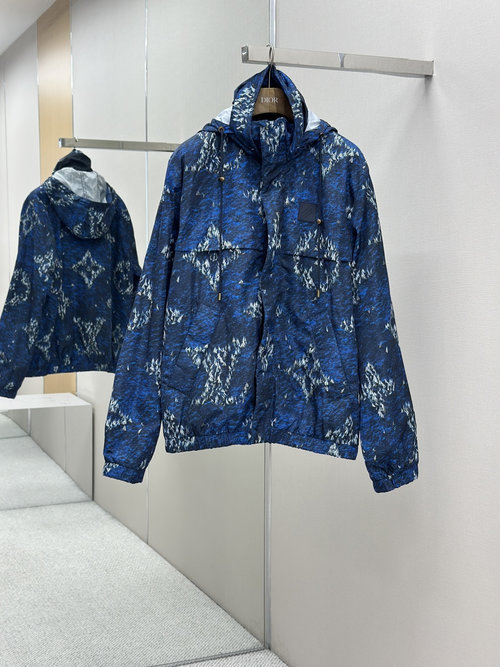 Louis Vuitton Sailboat Print Windbreaker with Tech Features