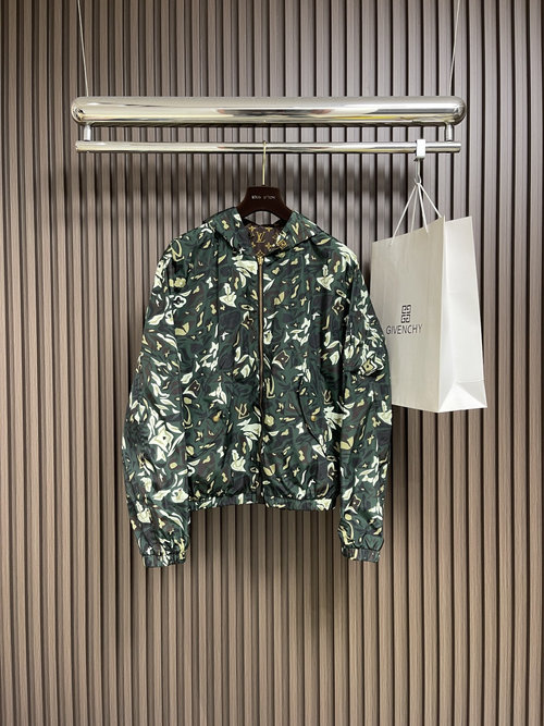Louis Vuitton Reversible Camouflage Hooded Jacket