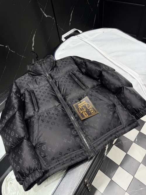 Louis Vuitton Premium Down Jacket with 90% Down and Logo