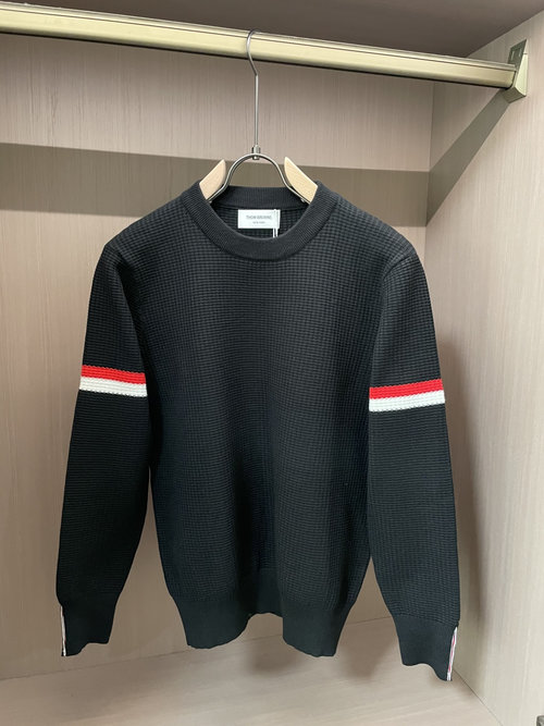 Thom Browne Classic Knitwear with Brand Design Elements