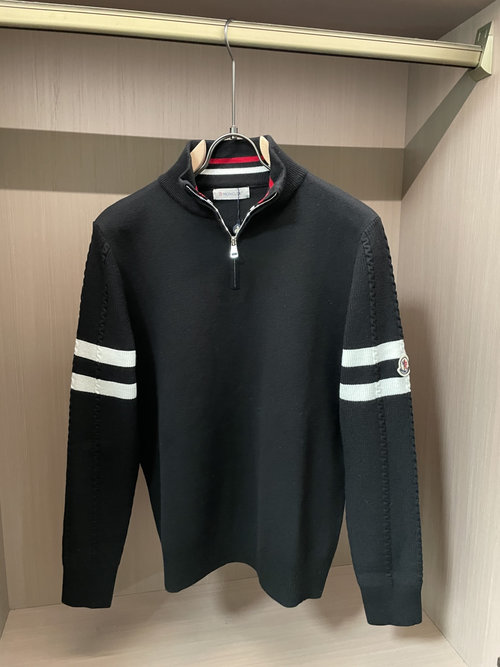 Moncler Classic Knit Sweater with Soft Imported Blend