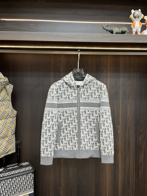 Dior Premium Designer Hooded Quilted Jacket