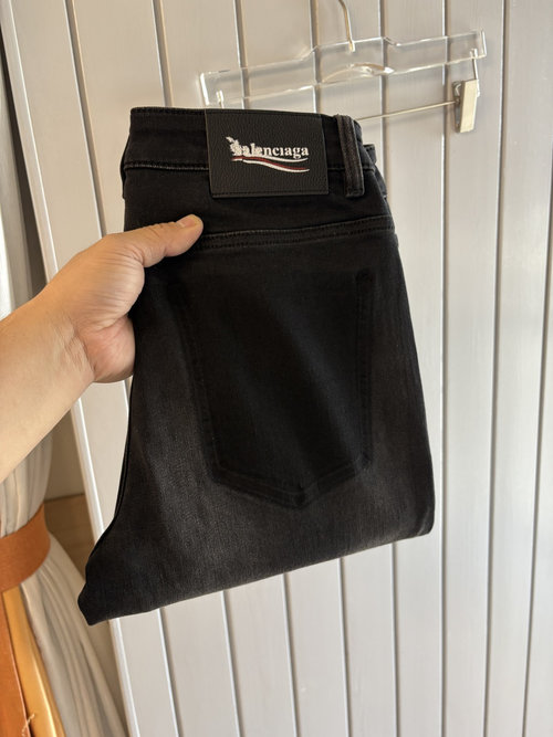 Fendi Soft Jeans with Cowhide Tag, Classic Blue Wash